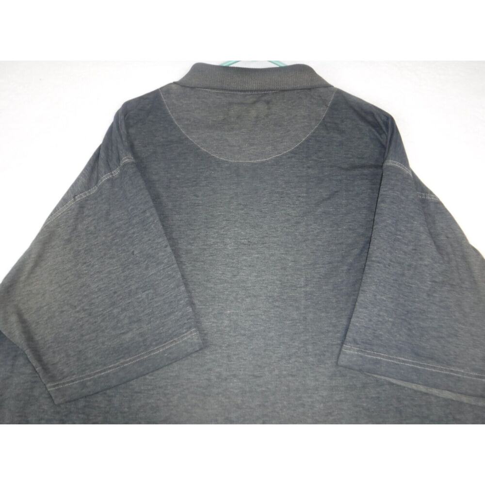 FERRACCI Men's 3-Button Polo Gray Short Sleeve Shirt‎ Big & Tall Size 3XB - Picture 5 of 7